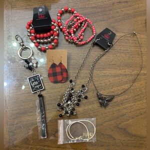 Paparazzi Red and Black Jewelry Collection